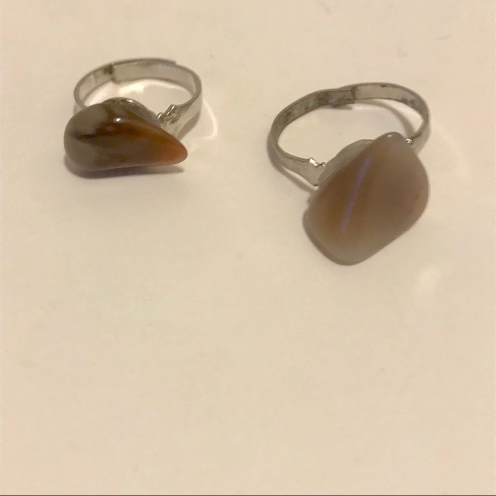 Adjustable Stone Rings - Picture 3 of 3